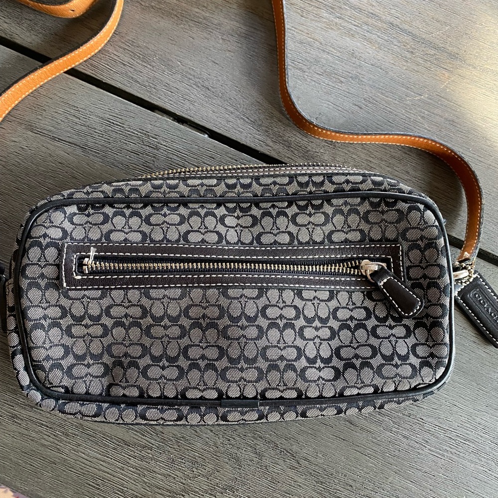 RARE Authentic Vintage Coach Signature Mini C’s crossbody bag